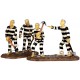 Prisonniers zombies lot de 2 Lemax Halloween