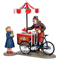 Clown vendeur de glaces lot de 2 Lemax Halloween