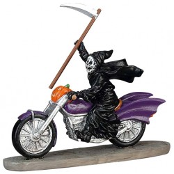 La faucheuse en moto Lemax Halloween