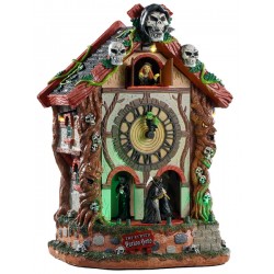 Horloge hantée animée lumineuse sonore Lemax Halloween