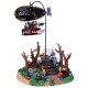 Scène animée et lumineuse Zeppelin Lemax Halloween