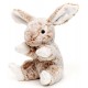 Peluche lapin beige 23 cm