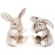 Peluche lapin beige 23 cm