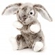 Peluche lapin gris 23 cm