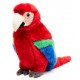 Peluche perroquet rouge 26 cm