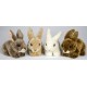 Peluche lapin marron 18 cm