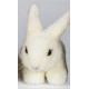 Peluche lapin blanc 18 cm