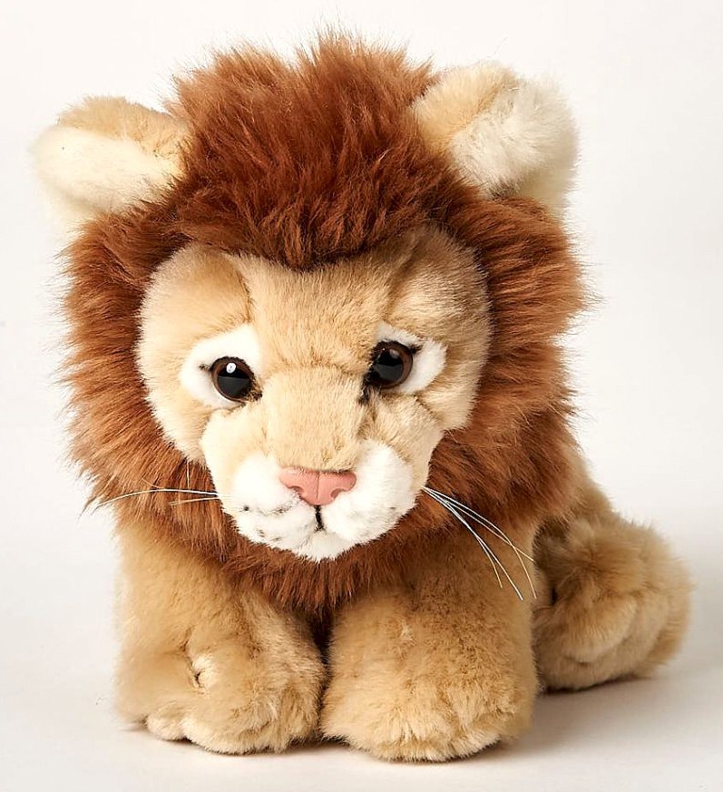 Peluche lion 21 cm - La Magie des Automates