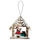 Suspension maison en bois PN hotte