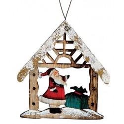 Suspension maison en bois PN hotte