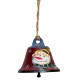 Suspension sapin cloche rouge bonhomme de neige