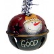 Suspension sapin Noël grelot bonhomme de neige rouge vert