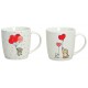 Tasse éléphant lapin coeur porcelaine 30 cl