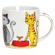 Tasse chats porcelaine 30 cl