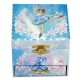 Boîte à bijoux musicale bleu rose danseuse 11 cm