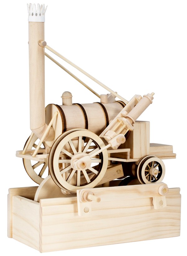 Maquette en bois Locomotive à vapeur - La Magie des Automates