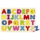 Puzzle enfant en bois alphabet coloré 26 pièces