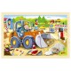 Puzzle enfant en bois chantier 24 pièces