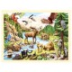 Puzzle enfant en bois animaux d'Amérique du Nord 96 pièces