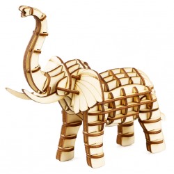 Maquette en bois éléphant