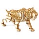 Maquette en bois tigre préhistorique