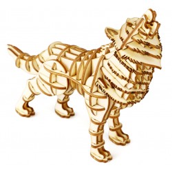 Maquette en bois loup