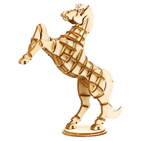 Maquette en bois cheval