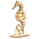 Maquette en bois Hippocampe