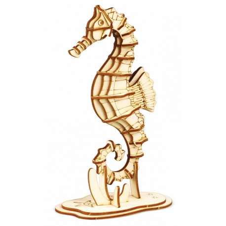 Maquette en bois Hippocampe