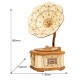 Maquette en bois Gramophone