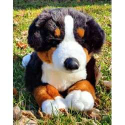 Peluche Chien Bouvier Bernois 31 cm