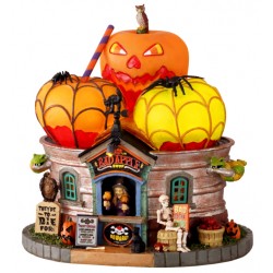 Boutique de pommes empoisonnées lumineuse Lemax Halloween