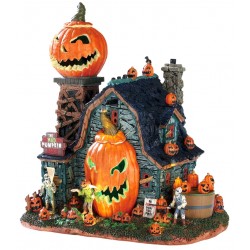 Ferme aux citrouilles animée lumineuse sonore Lemax Halloween