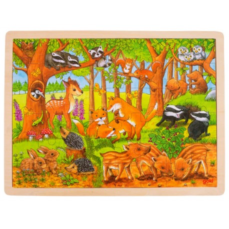 Puzzle Animaux en bois