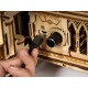 Maquette en bois animée Gramophone musical