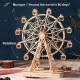 Maquette en bois Grande roue musicale