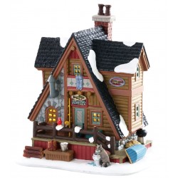 Chalet de pêche lumineux Lemax Vail Village