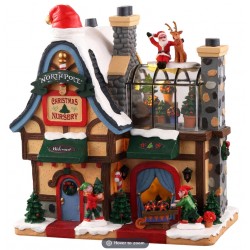 Maison lumineuse Pépinière du Pôle Nord Lemax Santas Wonderland