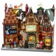 Façades germaniques lumineuses Noël Lemax