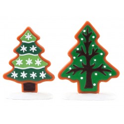Sapins Biscuits au sucre Lot de 2 Lemax Sugar N Spice