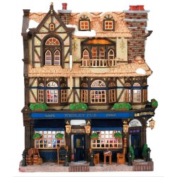 Façade lumineuse Pub anglais Lemax Caddington