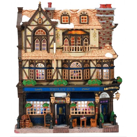 Façade lumineuse Pub anglais Lemax Caddington