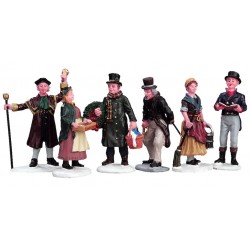 Passants Lot de 6 Lemax Caddington