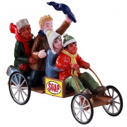 Enfants en voiture fabriquée Lemax