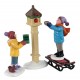 Enfants et nichoir Lot de 3 Lemax
