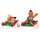 Bonhommes sur luge Lot de 2 Lemax Sugar N Spice