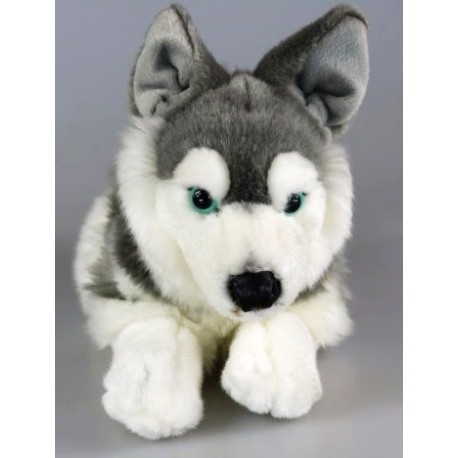 ANIMAL EN PELUCHE HUSKY  POUPÉE HUSKY EN PELUCHE DOUCE ET CÂLINE - CHIEN  EN PELUCHE HUSKY POUR LES AMOUREUX DES ANIMAUX EN [u26102] - Cdiscount