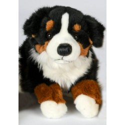 Peluche chien bernois assis 28 cm  Peluches et doudous sur