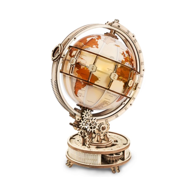 Grand Globe Terrestre Lumineux