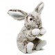 Peluche lapin gris 16 cm